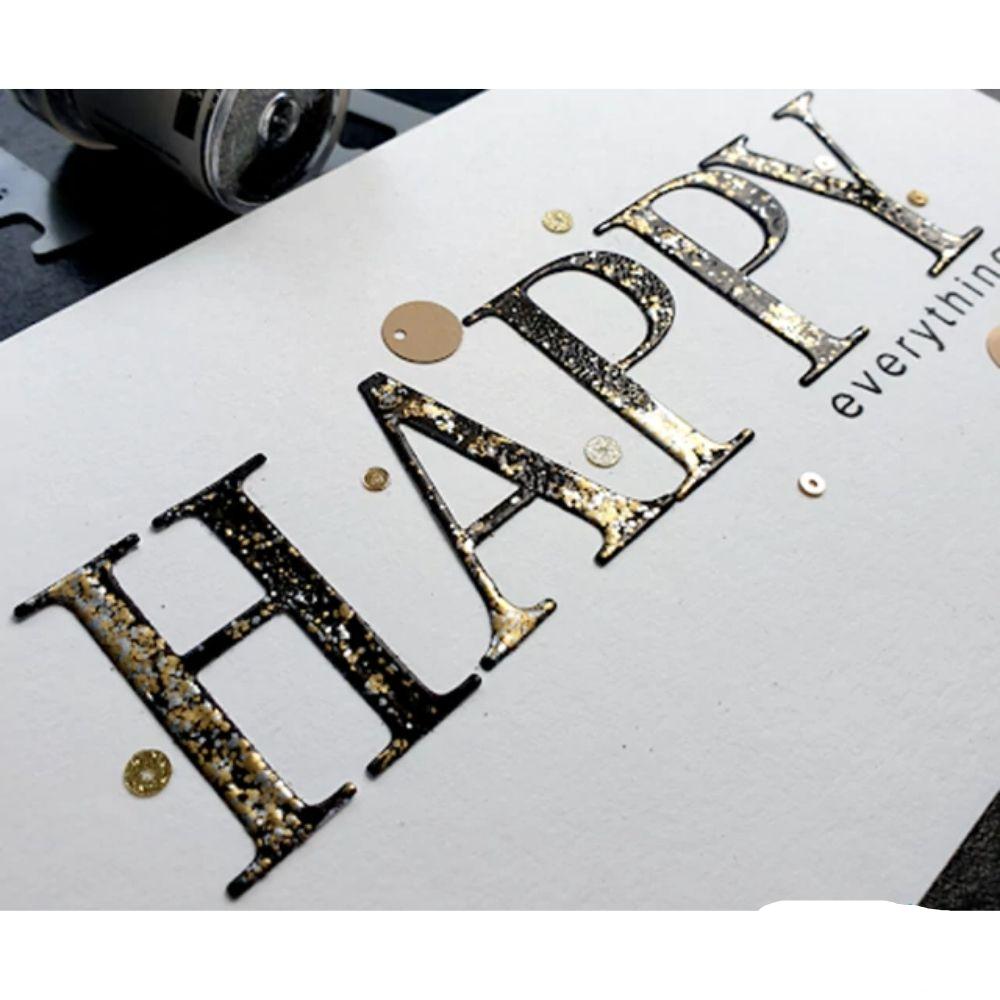 Black Magic Embossing Powder / Polvo de Embossing Magia Negra Polvos de Embossing Wow!