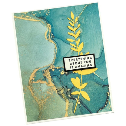 Double-Sided Paper Pad 6&quot; Ink Drops Ocean / Block Papel Doble Cara Papel Craft Consortium