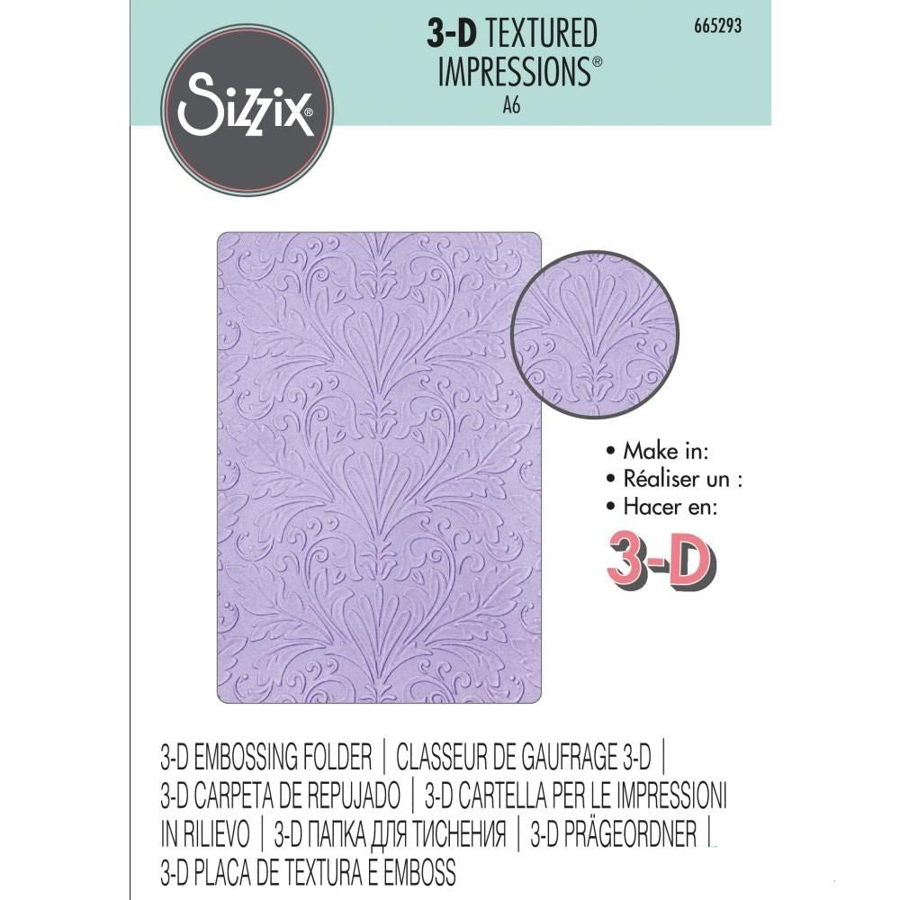 3D Textured Impressions Art Nouveau / Folder de Grabado 3D Art Nouveau Folders de Grabado Sizzix