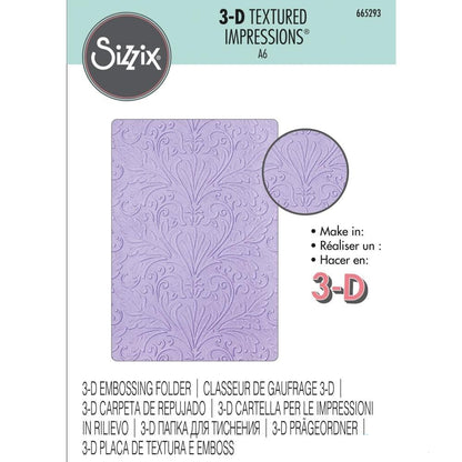 3D Textured Impressions Art Nouveau / Folder de Grabado 3D Art Nouveau Folders de Grabado Sizzix