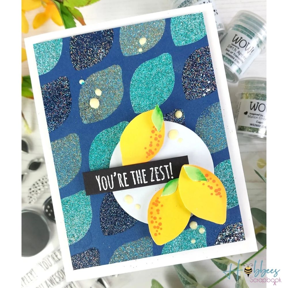 Capri Embossing Powder / Polvo de Embossing Azul Agua Opaco Descontinuado Wow!