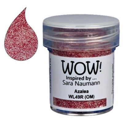 Azalea Embossing Powder / Polvo de Embossing Rosa Opaco Polvos de Embossing Wow!