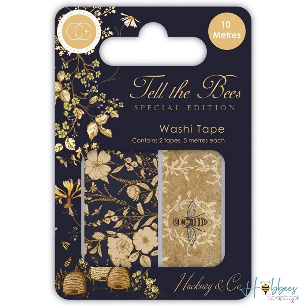 Washi Tape Tell The Bees / Cinta Adhesiva Abejas Washi Tape Craft Consortium
