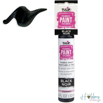 Tulip Fabric Paint Dauber Black / Pintura para Tela Negro Descontinuado Tulip