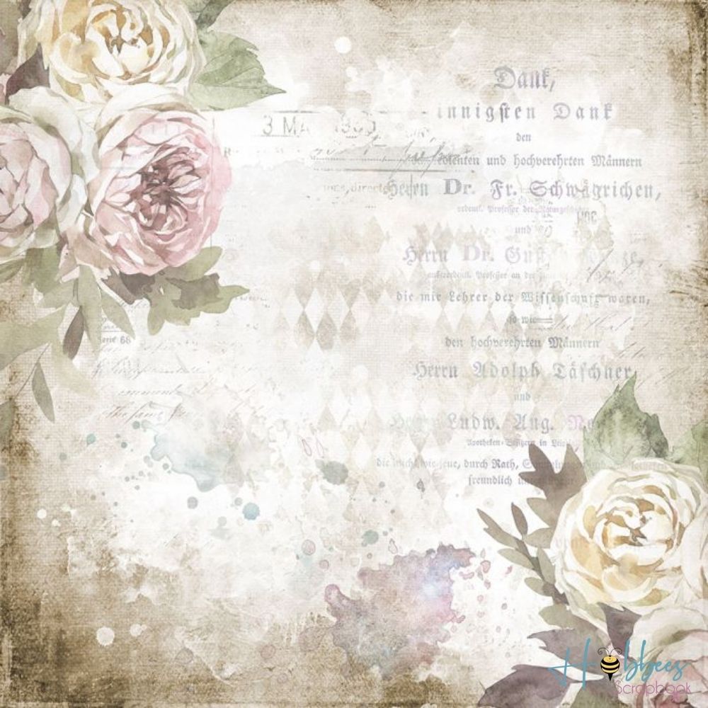 Double-Sided Paper Pad Belle Countryside / Bloc de Papel 12 pulg  Crafter&