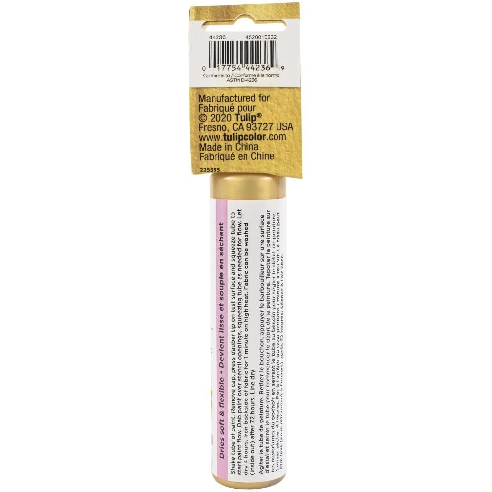 Tulip Fabric Paint Dauber Gold / Pintura para Tela Oro Pintura para Tela Tulip