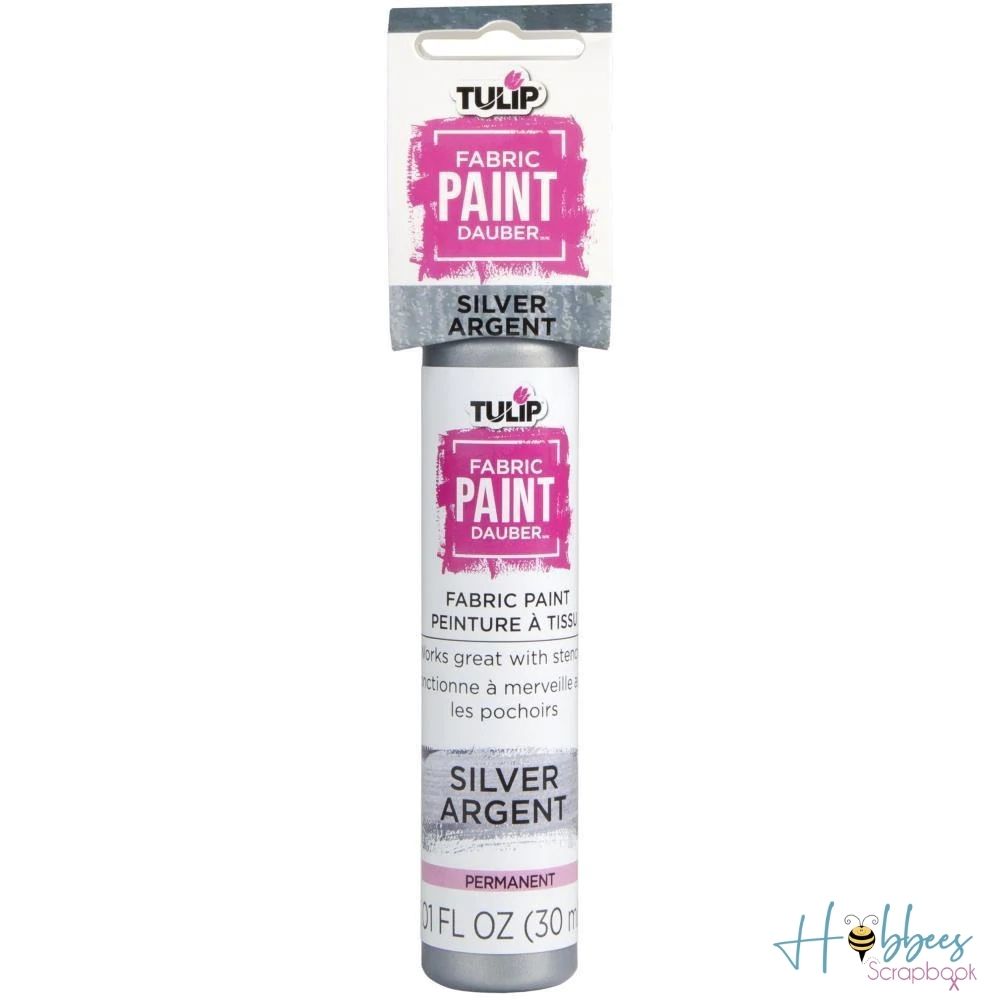 Tulip Fabric Paint Dauber Silver / Pintura para Tela Plata Descontinuado Tulip