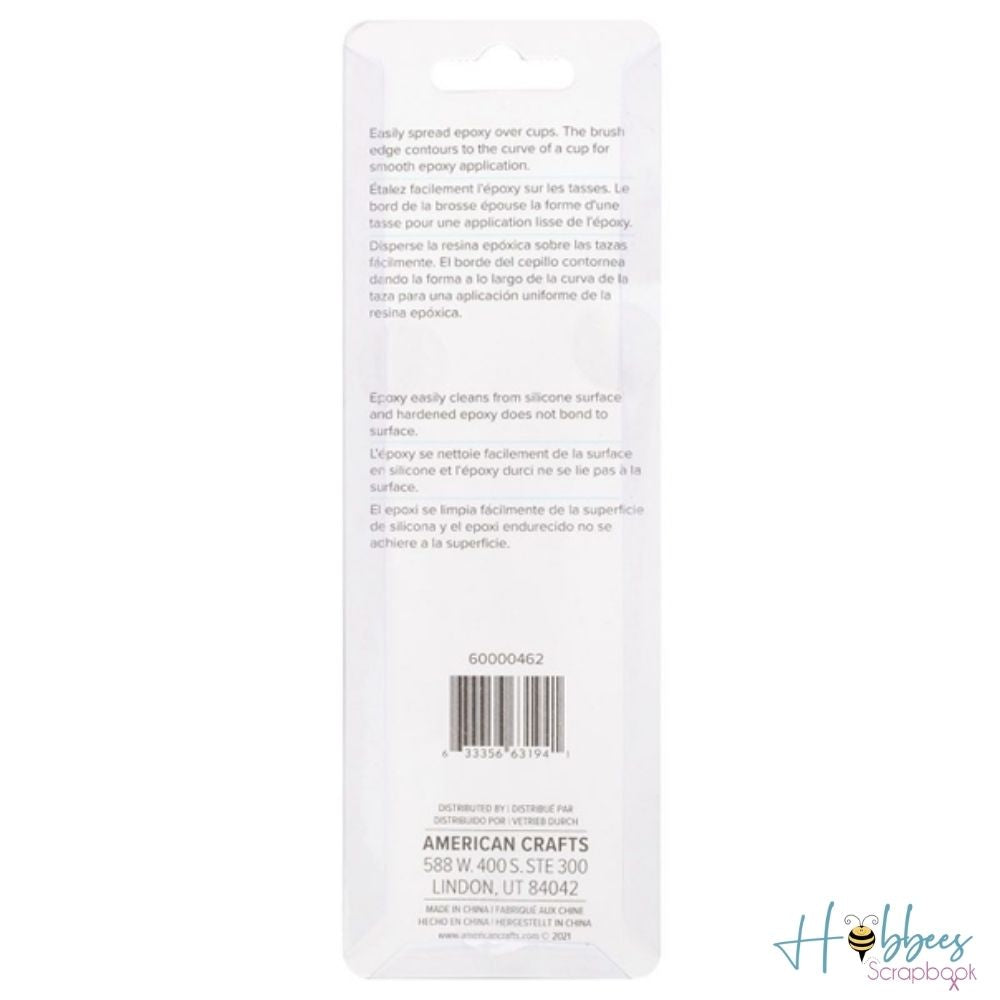 Silicone Brush Pink / Brocha de Silicona Rosa Pinceles y Brochas We R Memory Keepers