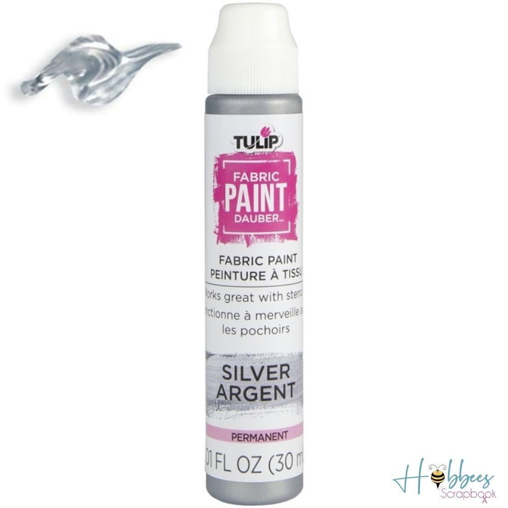 Tulip Fabric Paint Dauber Silver / Pintura para Tela Plata Descontinuado Tulip