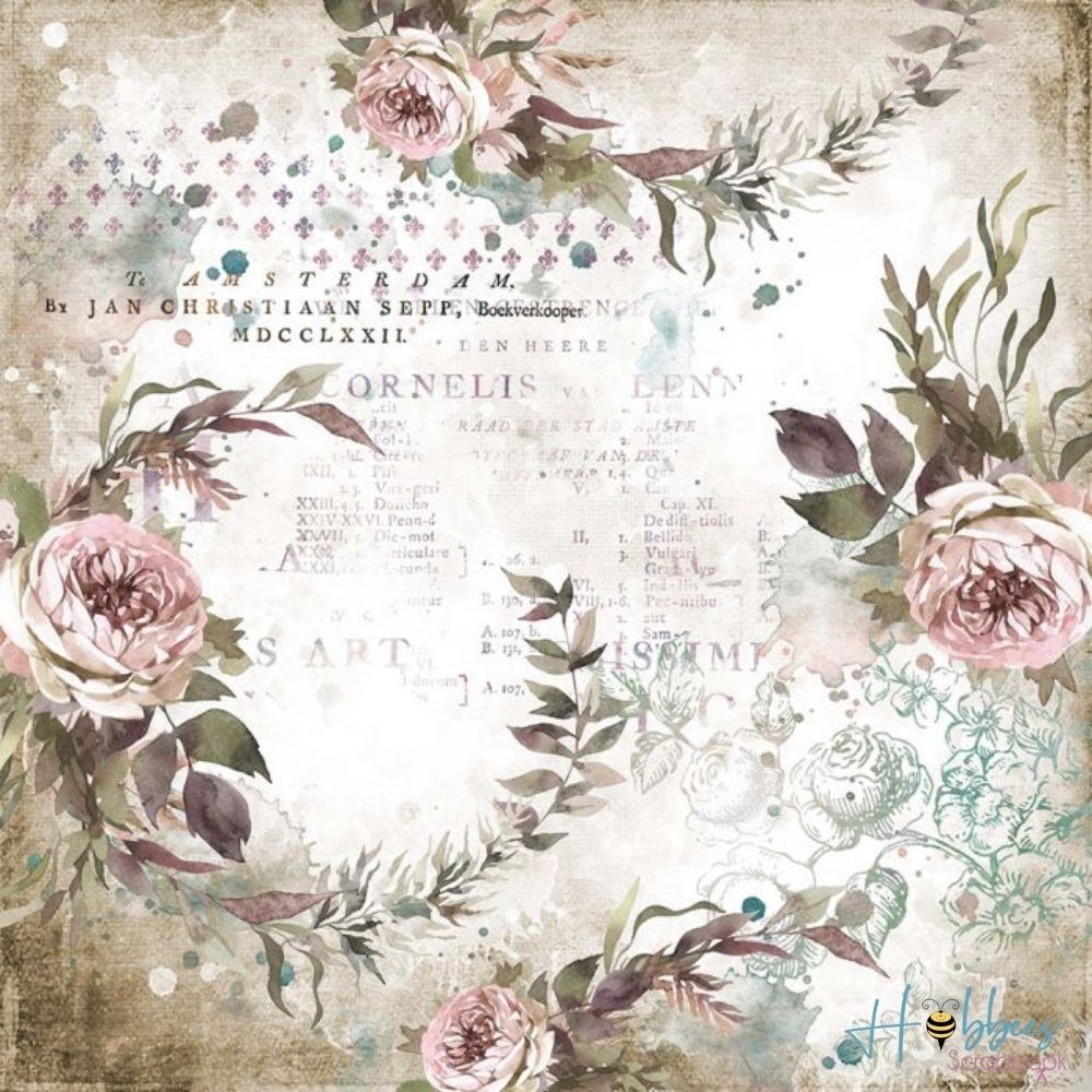 Double-Sided Paper Pad Belle Countryside / Bloc de Papel 12 pulg  Crafter&