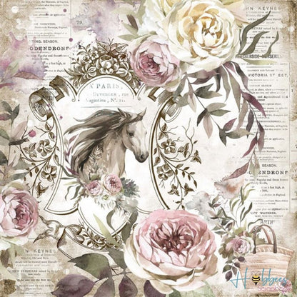 Double-Sided Paper Pad Belle Countryside / Bloc de Papel 12 pulg  Crafter&