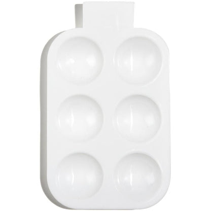 White Plastic Palette / Paleta Blanca Para Pintura Herramientas Cousin