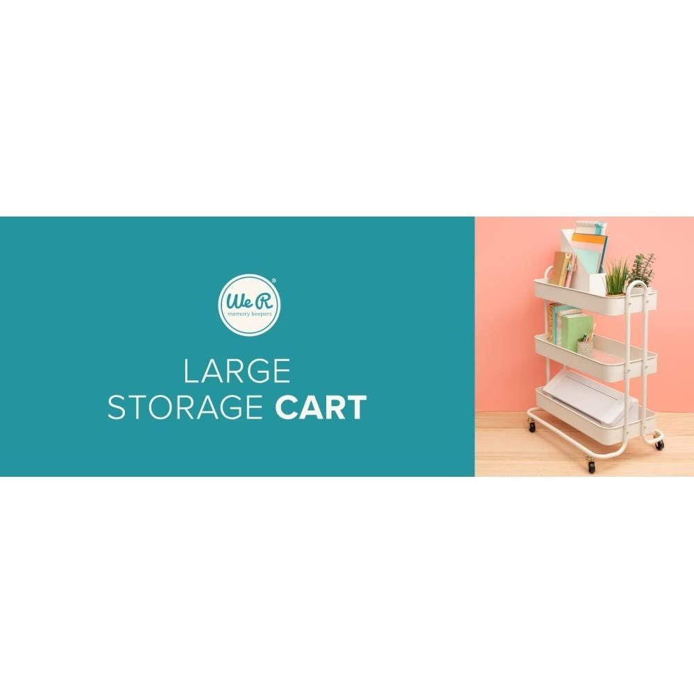 A la Cart Storage Cart With Handles / Carrito Organizador Con Asas Almacenamiento y Organización We R Memory Keepers