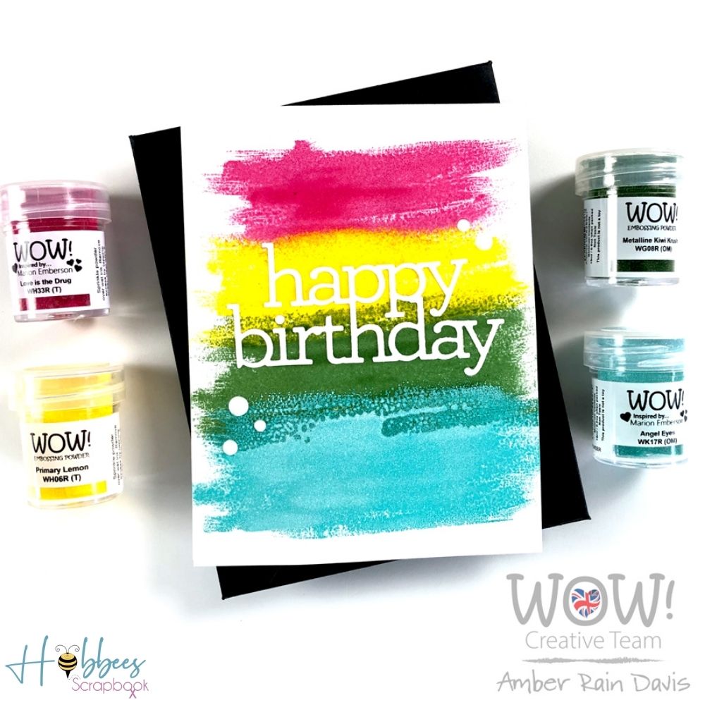 Love Is The Drug Embossing Powder / Polvo de Embossing Rosa Fuerte Translúcido Polvos de Embossing Wow!