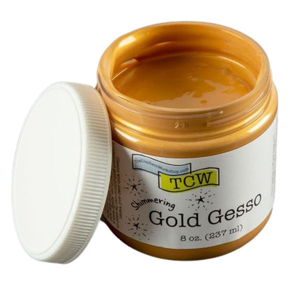 Gold Gesso / Gesso Acrílico Oro Medios Mixtos y Pastas Texturizadoras TCW