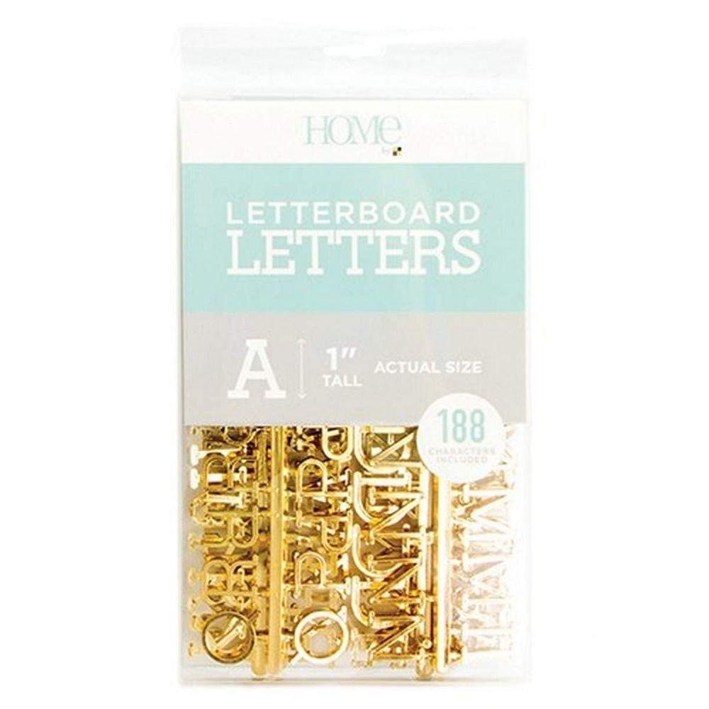 Gold 1" Letters / Letras Oro Para Tablero Descontinuado DCWV