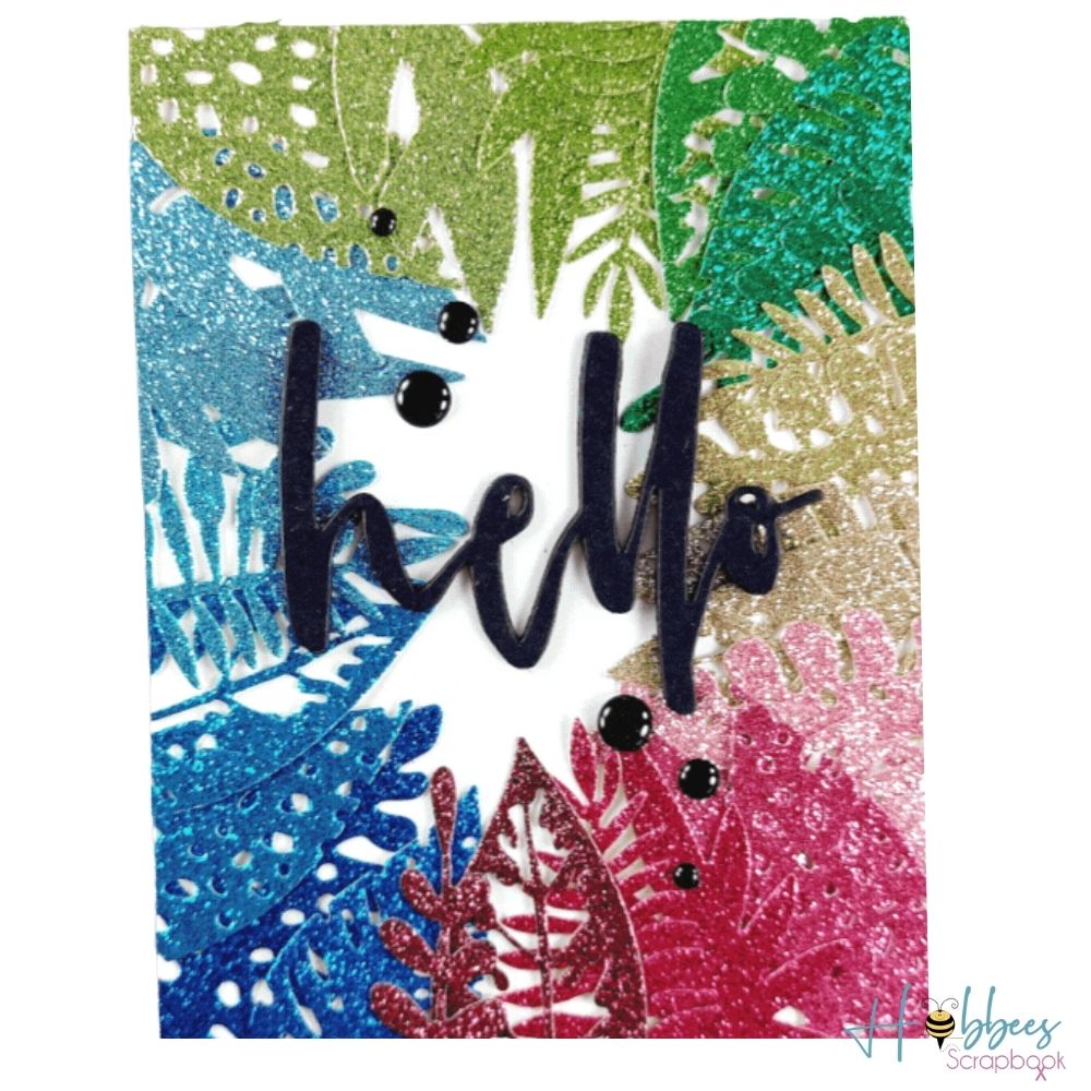 Cardstock Glitter Brights 12" / Block de Cartulina con Diamantina Papel DCWV