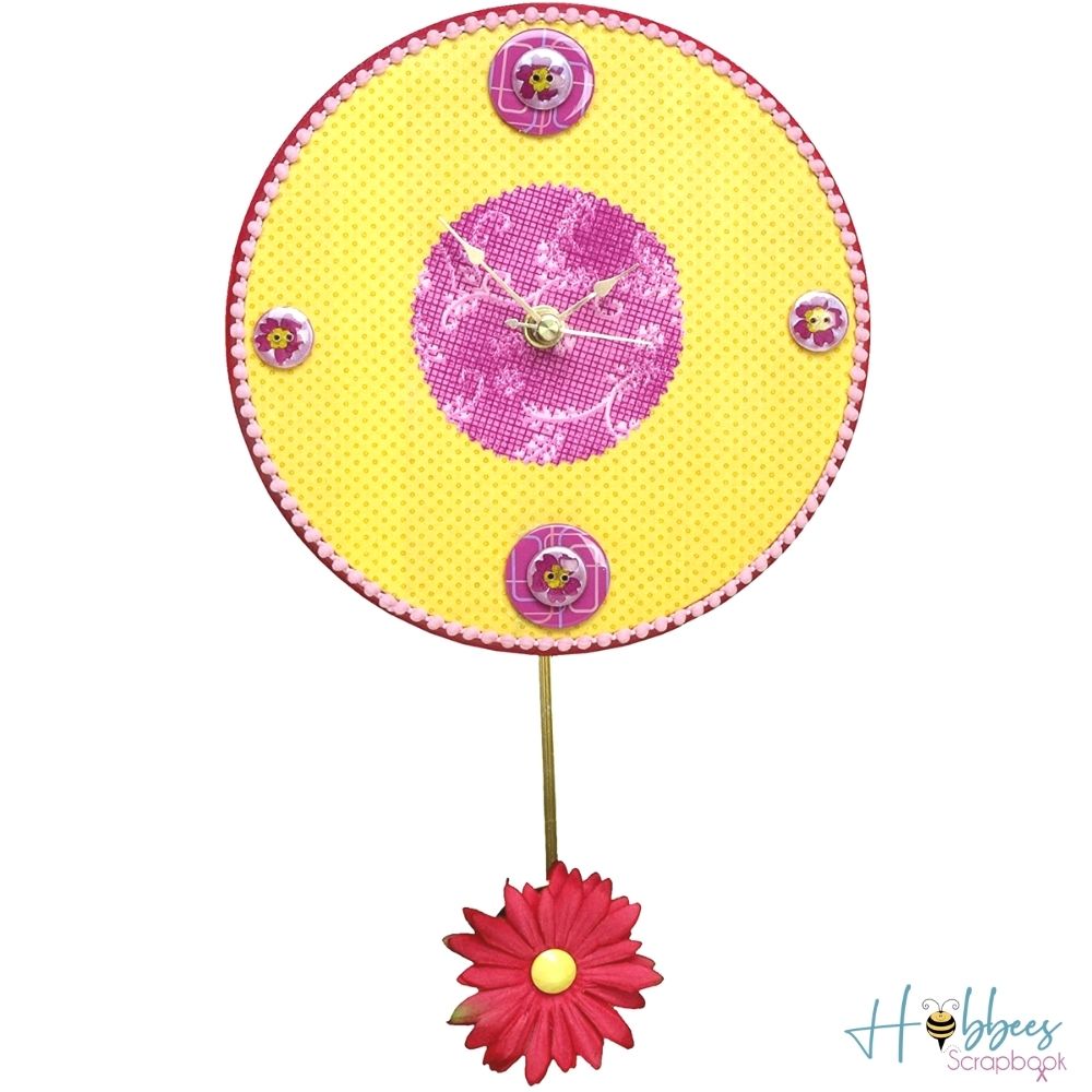 Pendulum Clock Movement 7&quot; / Reloj de Péndulo con Movimiento Accesorios Walnut Hollow Non Wood