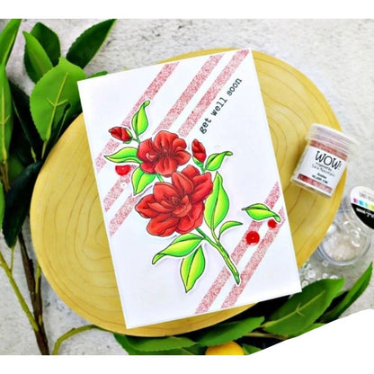 Azalea Embossing Powder / Polvo de Embossing Rosa Opaco Polvos de Embossing Wow!