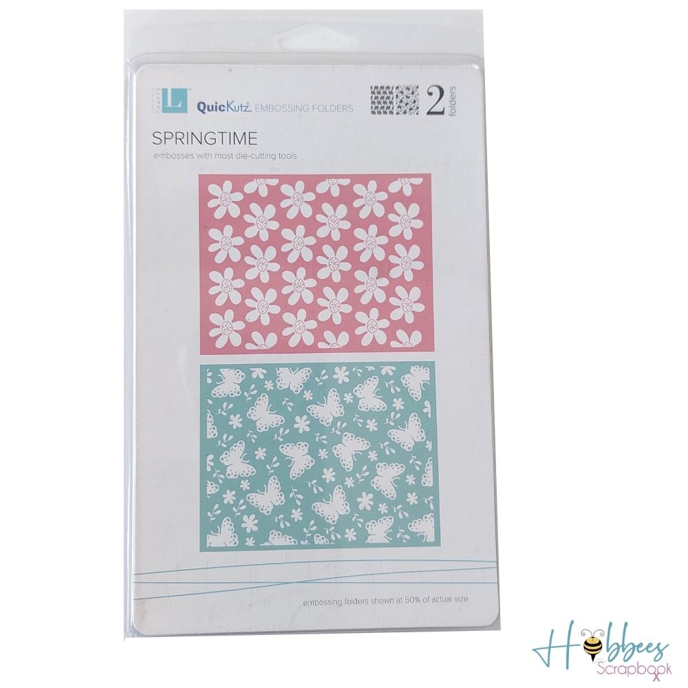 Embossing Folder SpringTime / Folder De Grabado Tiempo De Primavera Descontinuado QuicKutz