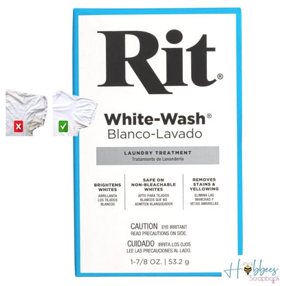 Laundry Treatment White Wash/ Tratamiento de Lavado Blanco Costura Rit