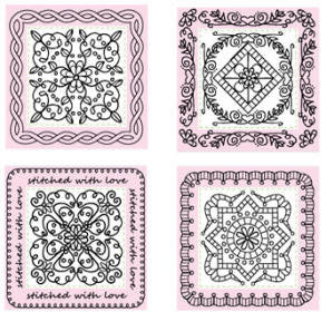 Stamping Square 37 Piece Set / Set de Sellos Intercambiables Sellos JustRite