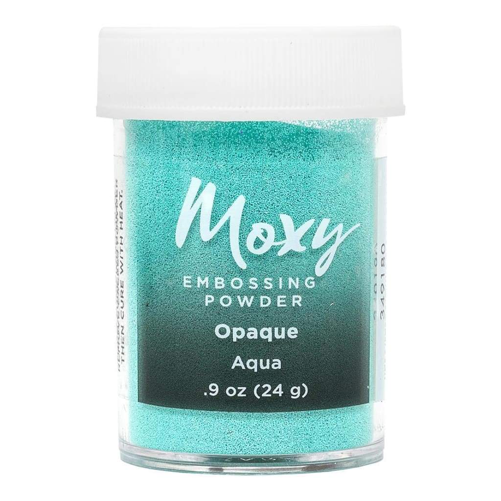 Moxy Aqua Embossing Powder / Polvo de Embossing Agua Descontinuado American Crafts