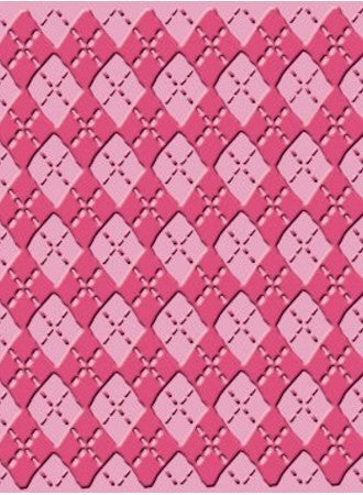 Folder de Grabado / Embossing Folder Argyle Descontinuado Cuttlebug