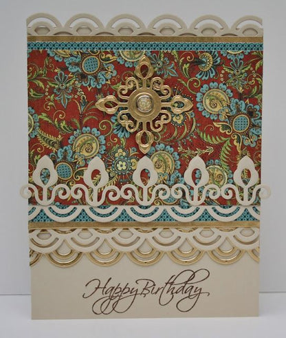 Suaje de Corte de Cuadro con Encaje / Asian Motifs Descontinuado Spellbinders