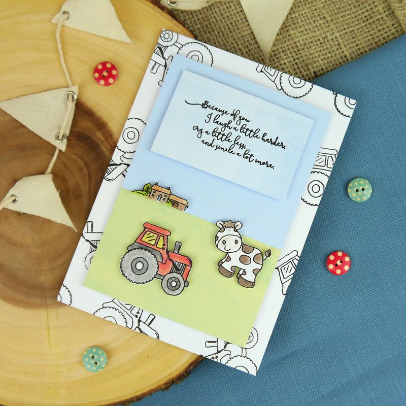 Stamps Old Macdonald &amp; Friends / Sellos de Animales y Granja Descontinuado Hunkydory