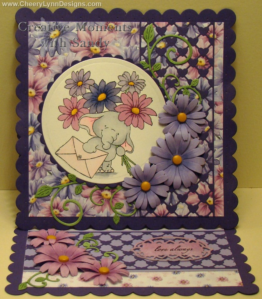 Mesh Hearts Border Die / Suaje de Malla de Corazones Dados de Corte / Suajes / Troqueles Cheery Lynn Designs