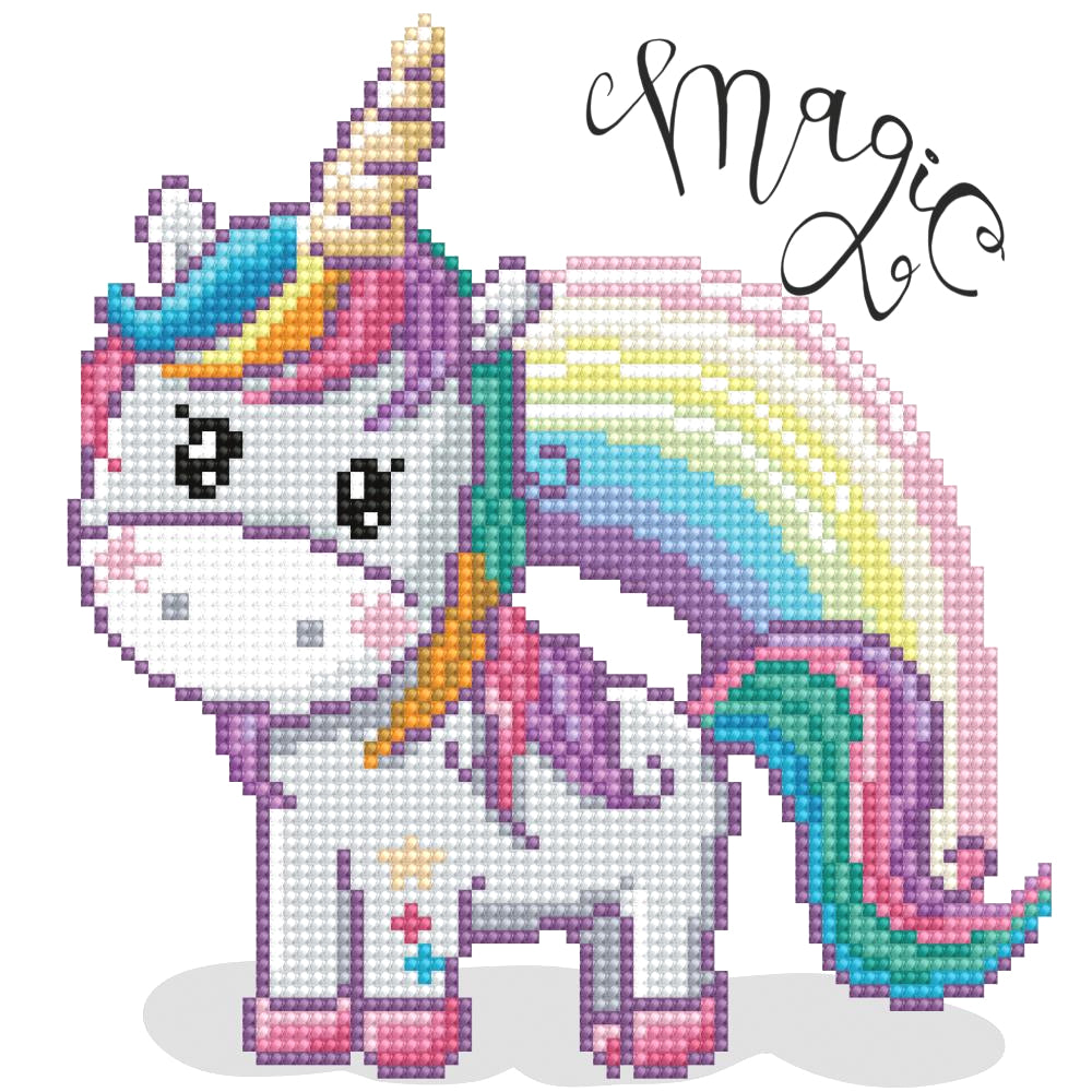 Facet Art Kit Magic Rainbow / Arte de Diamantes Arcoiris  Diamond Dotz