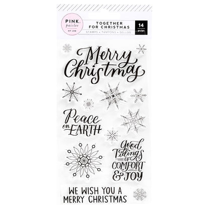 Together for Christmas Stamps / Sellos Transparentes Descontinuado American Crafts