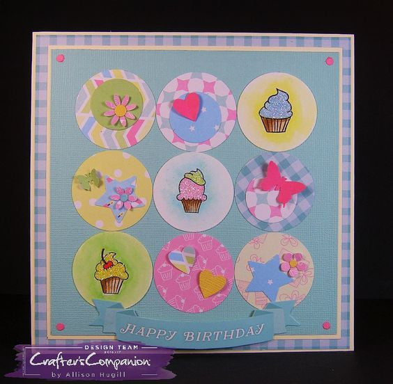 Let´s Party Stamp Set  / Sellos de Polímero Cumpleaños Descontinuado Crafter&