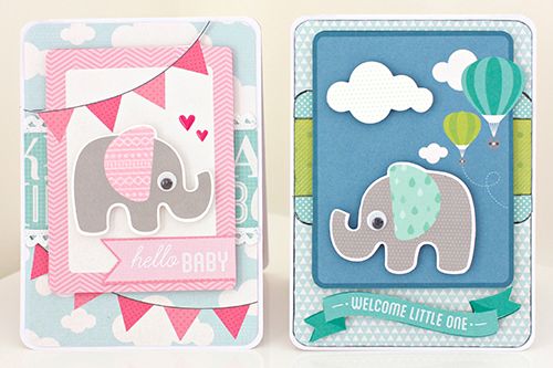 Elephants Dies / Suajes de Elefantes Descontinuado Kaiser Craft