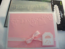 Embossing Baby Clothes On Line / Folder de Grabado Tendedero Ropa Bebe Descontinuado Darice