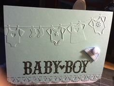 Embossing Baby Clothes On Line / Folder de Grabado Tendedero Ropa Bebe Descontinuado Darice