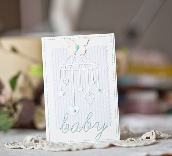 Baby Script Die / Suaje de Bebé Descontinuado Memory Box