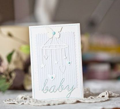 Baby Script Die / Suaje de Bebé Descontinuado Memory Box