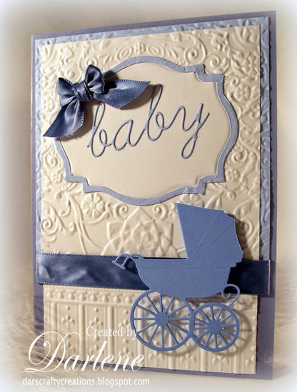 Baby Script Die / Suaje de Bebé Descontinuado Memory Box