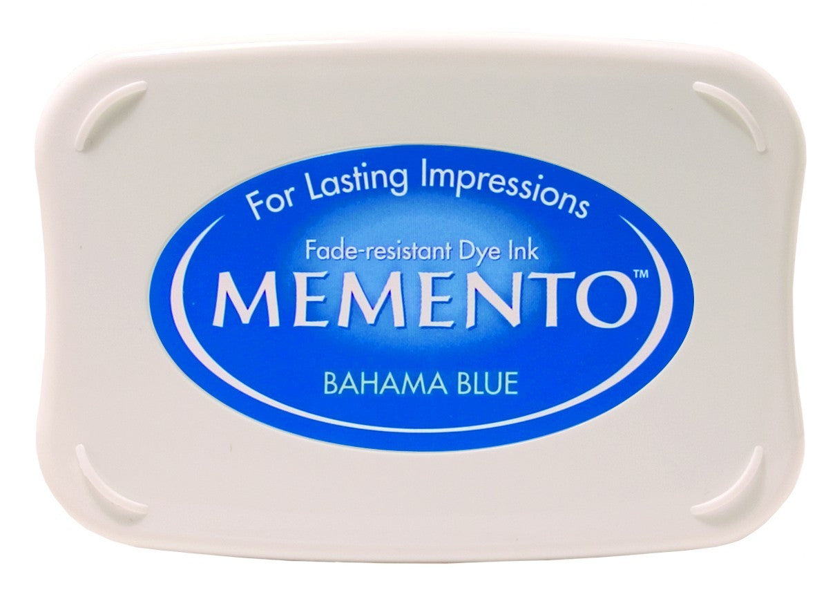 Bahama Memento / Cojín de Tinta para Sellos Azul Mar