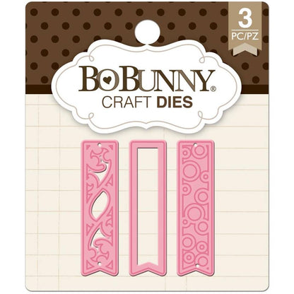 Fancy Tags Dies / Suaje de Banners Descontinuado BoBunny