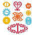 Ribbon Buckles Dies and Emboss / Suaje y Realce Hebillas Descontinuado Spellbinders