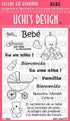 Sellos de Polímero de Bebe Niña  / Baby Descontinuado Uchis Desing