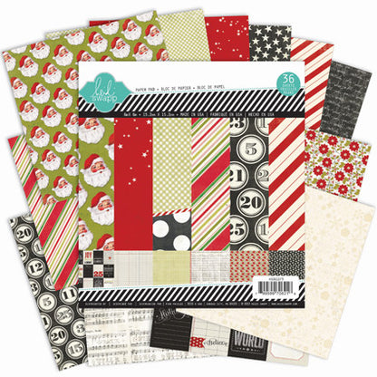 Believe Paper Pad / Block De Papel Navideño 48 Hojas Descontinuado American Crafts