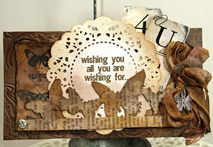 Tim Holtz Butterflight Die / Suaje de Corte de Mariposas Descontinuado Tim Holtz