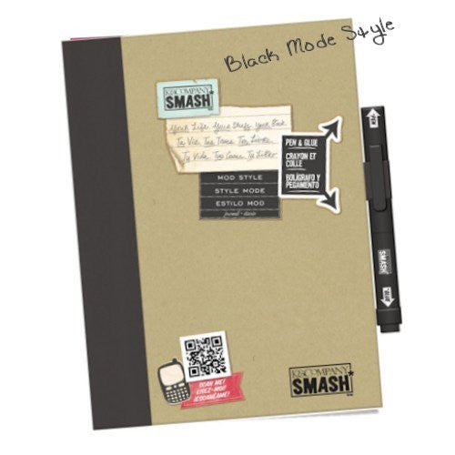 Smash Black Mode Style / Cuaderno tipo Diario o Agenda Smash Descontinuado K &amp; Company