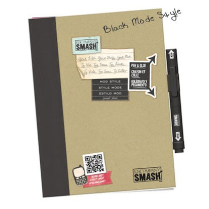 Smash Black Mode Style / Cuaderno tipo Diario o Agenda Smash Descontinuado K &amp; Company