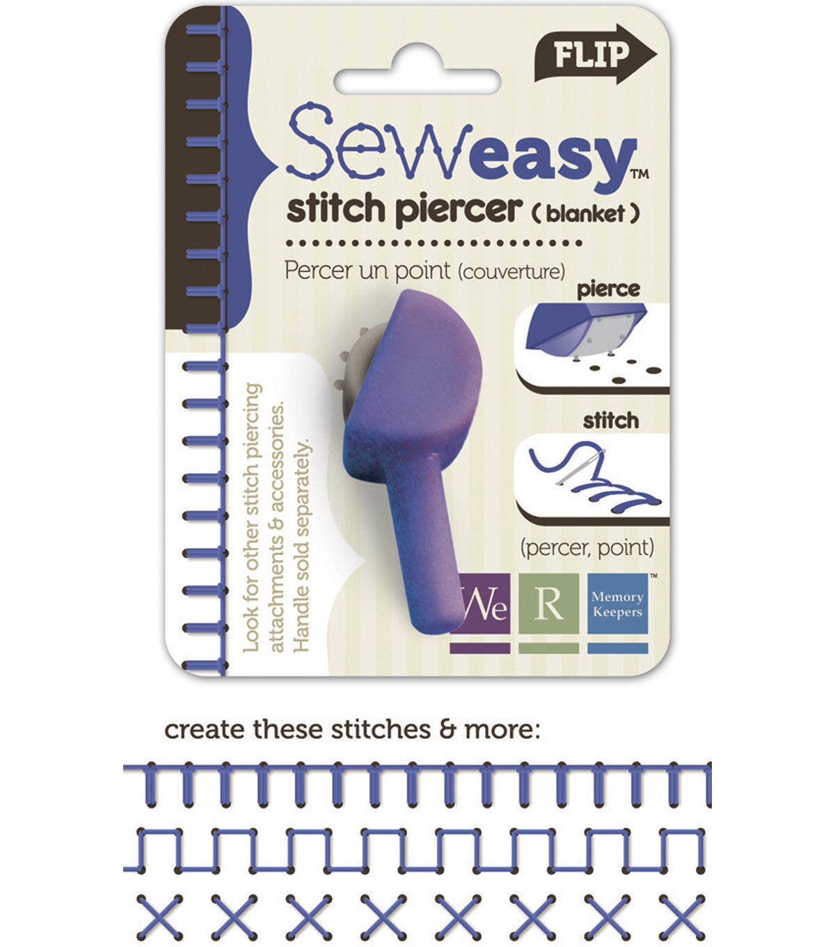Sew Easy Blanket / Cabezal Tipo Cobija para Sew Easy Descontinuado We R Memory Keepers