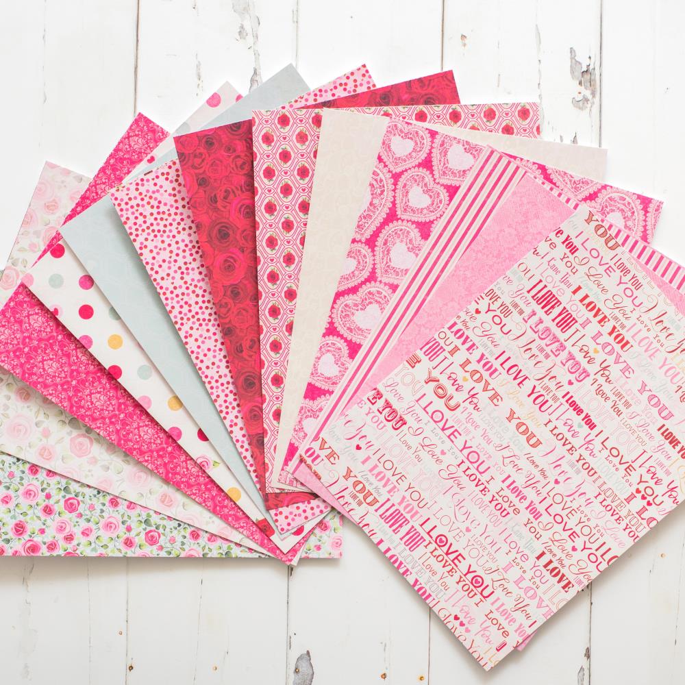 Count The Ways Paper Pad / Block de Papel Amor 6x8" Descontinuado BoBunny